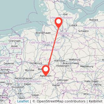 Paderborn Elmshorn Mitfahrgelegenheit Karte