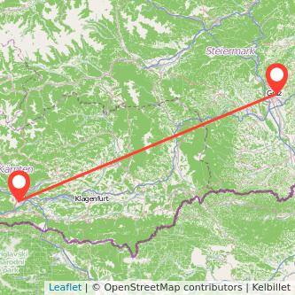 Graz Villach Mitfahrgelegenheit Karte