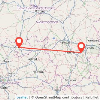 Osnabrück Salzgitter Mitfahrgelegenheit Karte