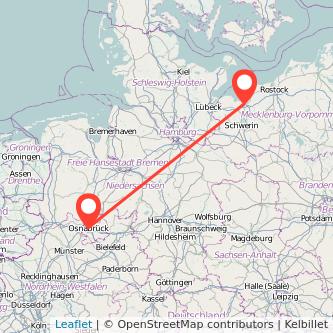 Osnabrück Wismar Mitfahrgelegenheit Karte