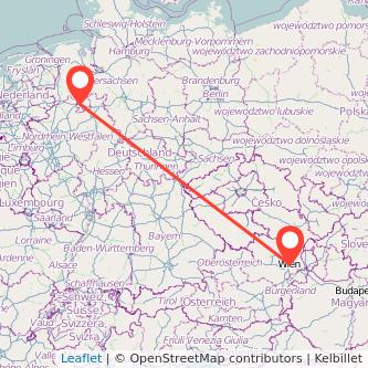 Osnabrück Wien Mitfahrgelegenheit Karte