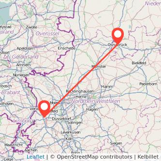 Osnabrück Viersen Mitfahrgelegenheit Karte