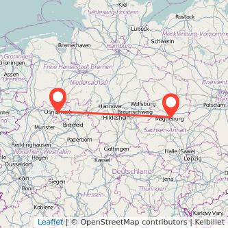 Osnabrück Magdeburg Mitfahrgelegenheit Karte