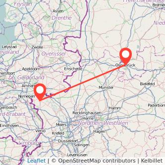 Osnabrück Kleve Mitfahrgelegenheit Karte