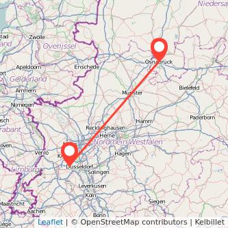 Osnabrück Kaarst Mitfahrgelegenheit Karte