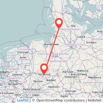 Osnabrück Heide Mitfahrgelegenheit Karte