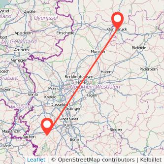 Osnabrück Düren Mitfahrgelegenheit Karte