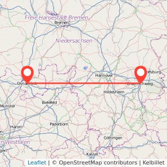 Osnabrück Braunschweig Mitfahrgelegenheit Karte
