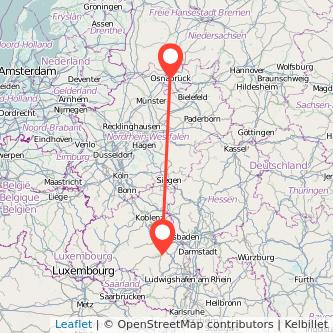 Osnabrück Bad Kreuznach Mitfahrgelegenheit Karte
