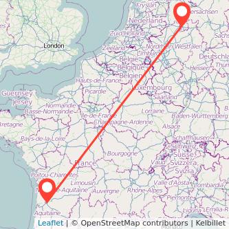 Osnabrück Bordeaux Mitfahrgelegenheit Karte