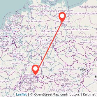 Oranienburg Konstanz Mitfahrgelegenheit Karte