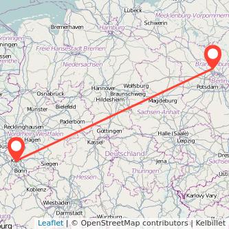 Oranienburg Köln Mitfahrgelegenheit Karte