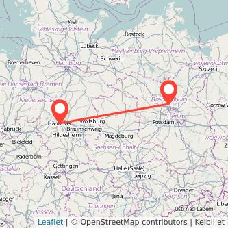 Oranienburg Hannover Mitfahrgelegenheit Karte