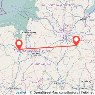 Oldenburg Lüneburg Mitfahrgelegenheit Karte
