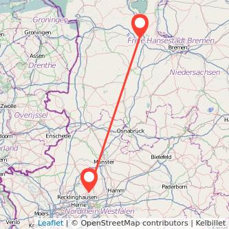 Oldenburg Datteln Mitfahrgelegenheit Karte