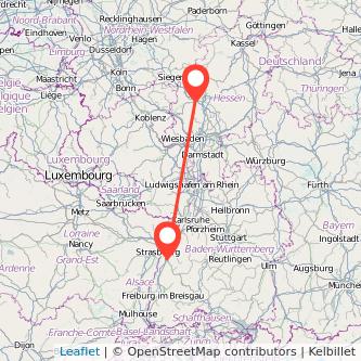 Offenburg Wetzlar Bahn Karte