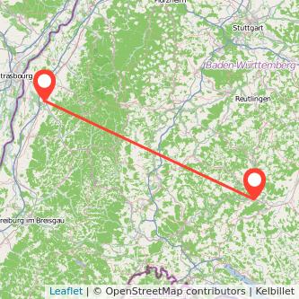 Offenburg Sigmaringen Mitfahrgelegenheit Karte