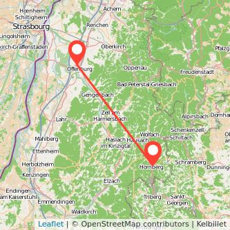 Offenburg Hornberg Bahn Karte