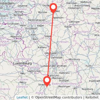 Offenburg Gütersloh Bahn Karte