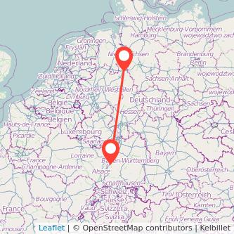 Offenburg Bad Oeynhausen Mitfahrgelegenheit Karte