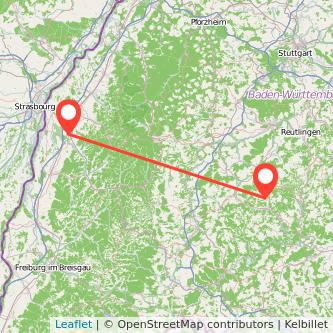 Offenburg Albstadt Mitfahrgelegenheit Karte