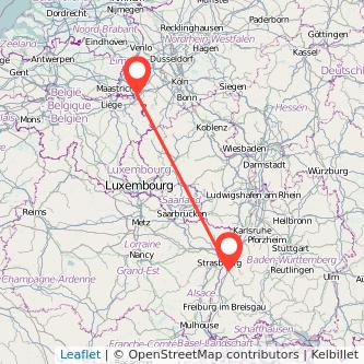 Offenburg Aachen Mitfahrgelegenheit Karte