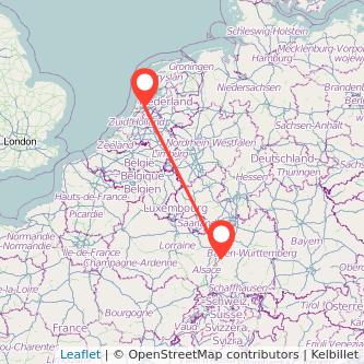 Offenburg Amsterdam Bahn Karte