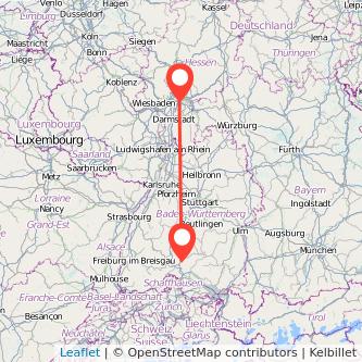 Offenbach Tuttlingen Mitfahrgelegenheit Karte