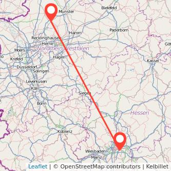 Offenbach Dülmen Mitfahrgelegenheit Karte