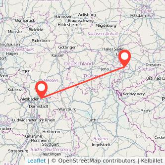 Offenbach Altenburg Mitfahrgelegenheit Karte