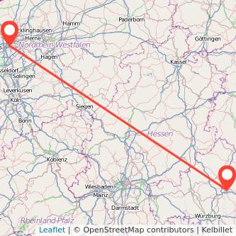 Oberhausen Schweinfurt Mitfahrgelegenheit Karte