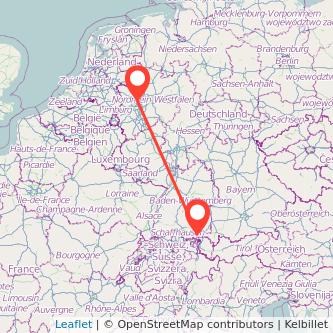 Oberhausen Friedrichshafen Mitfahrgelegenheit Karte