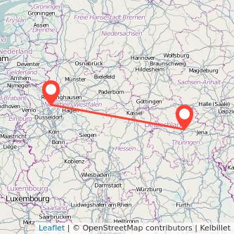 Oberhausen Erfurt Mitfahrgelegenheit Karte