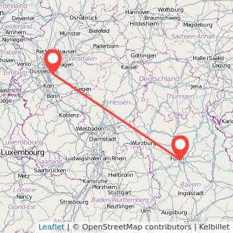 Nürnberg Solingen Bahn Karte