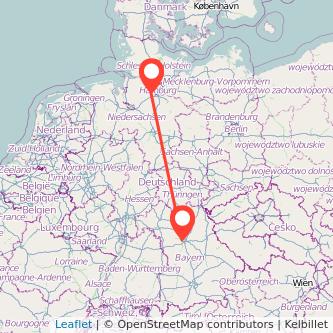 Nürnberg Buxtehude Mitfahrgelegenheit Karte