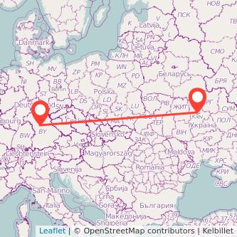 Nürnberg Kiew Mitfahrgelegenheit Karte