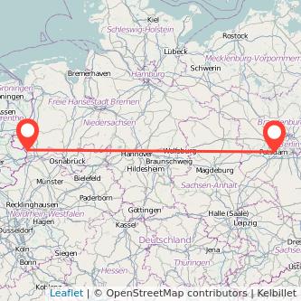 Nordhorn Potsdam Mitfahrgelegenheit Karte