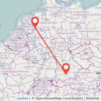 Nordhorn München Mitfahrgelegenheit Karte