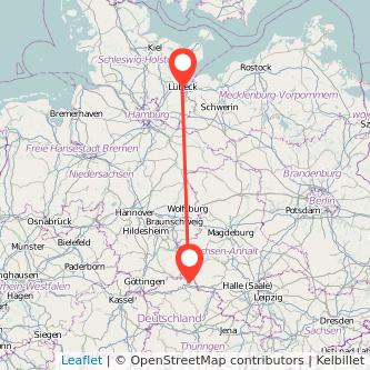 Nordhausen Lübeck Mitfahrgelegenheit Karte