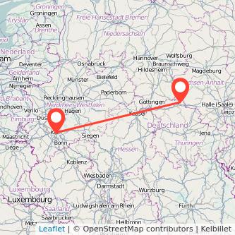 Nordhausen Köln Mitfahrgelegenheit Karte