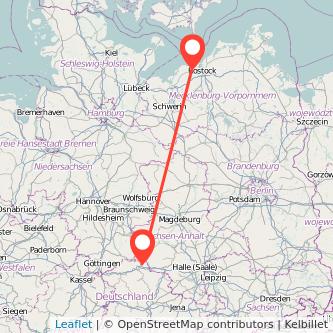 Nordhausen Bad Doberan Bus Karte