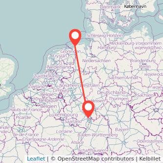 Norddeich Worms Bahn Karte