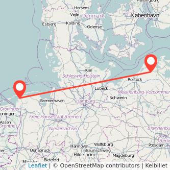 Norddeich Velgast Bahn Karte