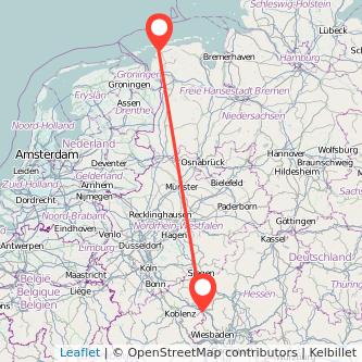 Norddeich Limburg Bahn Karte