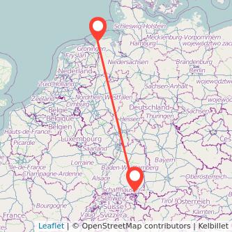 Norddeich Friedrichshafen Bahn Karte