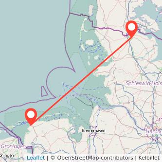 Norddeich Flensburg Bahn Karte