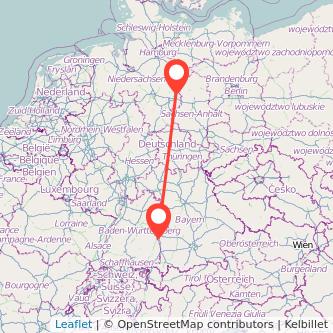 Neu-Ulm Wolfsburg Mitfahrgelegenheit Karte