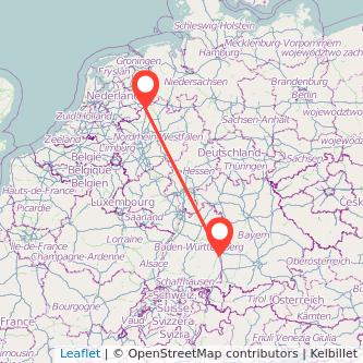 Neu-Ulm Gronau Mitfahrgelegenheit Karte