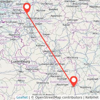 Neu-Ulm Bocholt Mitfahrgelegenheit Karte