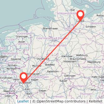 Neuss Lübeck Mitfahrgelegenheit Karte